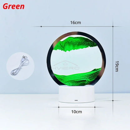 3D Moving Sandscape Lamp LED Light